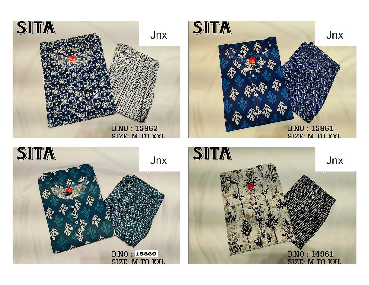Sita Jnx Cotton Kurti Pant Set Manufacturer Ahmedabad