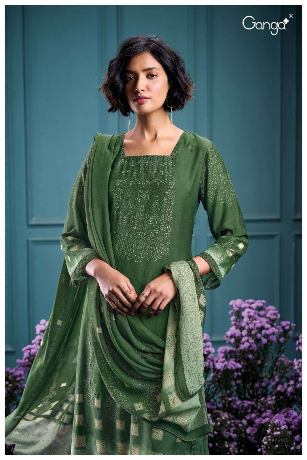Sitalnisa 2892 Ganga Premium Bemberg Plazzo Style Suits Exporter Gujarat