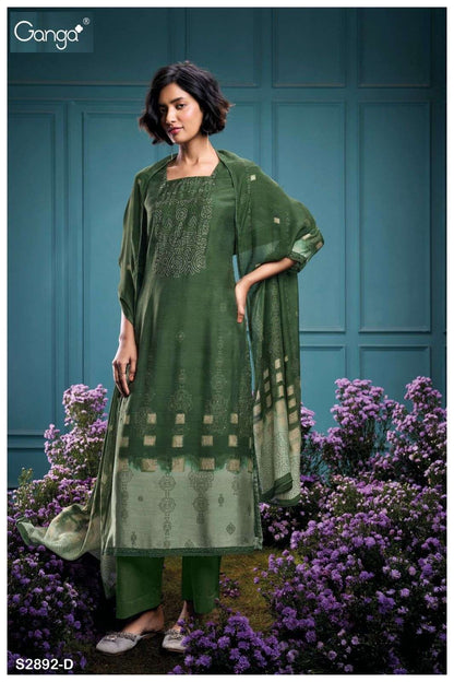 Sitalnisa 2892 Ganga Premium Bemberg Plazzo Style Suits Exporter Gujarat