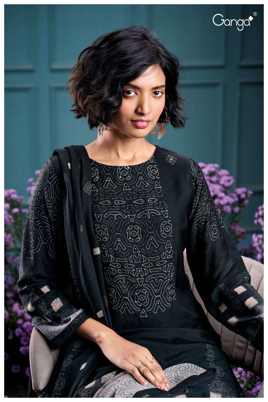 Sitalnisa 2892 Ganga Premium Bemberg Plazzo Style Suits Exporter Gujarat