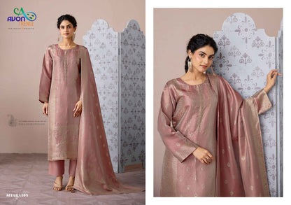 Sitara Avon Trendz Silk Jacquard Pant Style Suits Manufacturer India