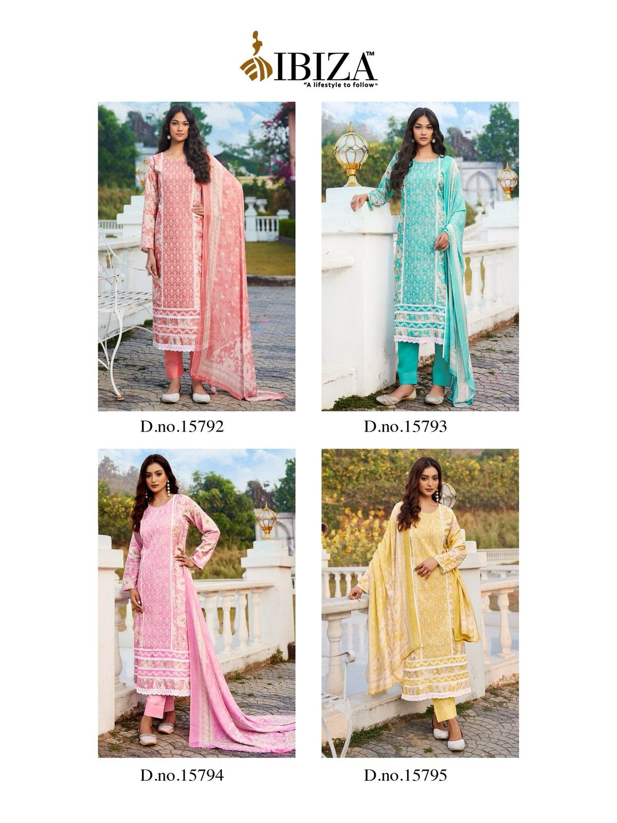 Sitara Ibiza Muslin Pant Style Suits Supplier