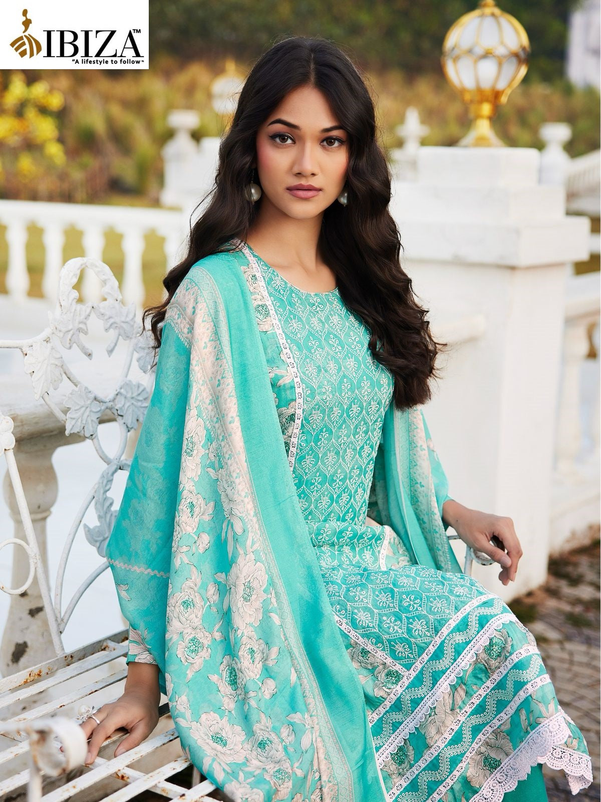 Sitara Ibiza Muslin Pant Style Suits Supplier