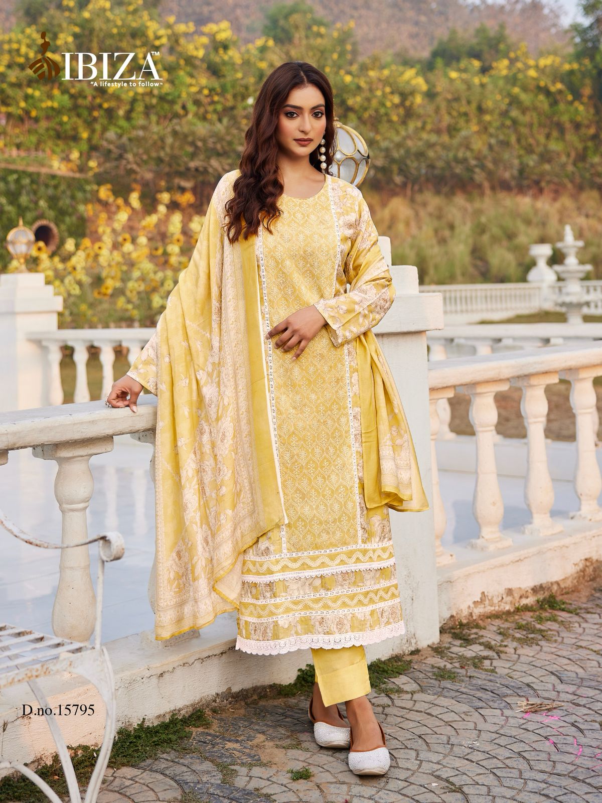 Sitara Ibiza Muslin Pant Style Suits Supplier