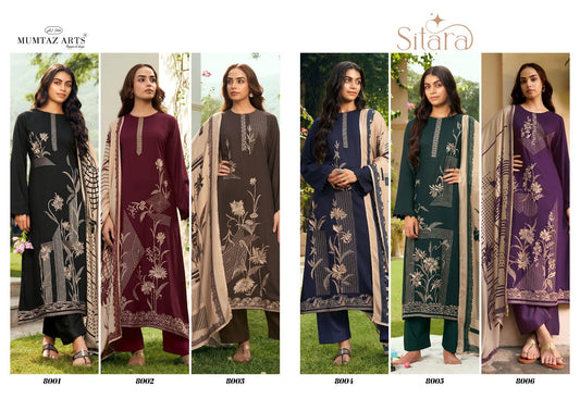 Sitara Mumtaz Arts Viscose Pashmina Suits Supplier