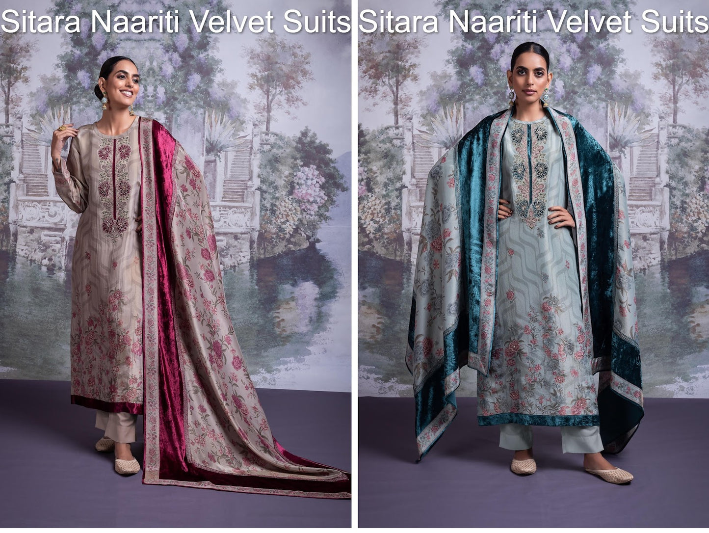Sitara Naariti Velvet Suits Exporter India