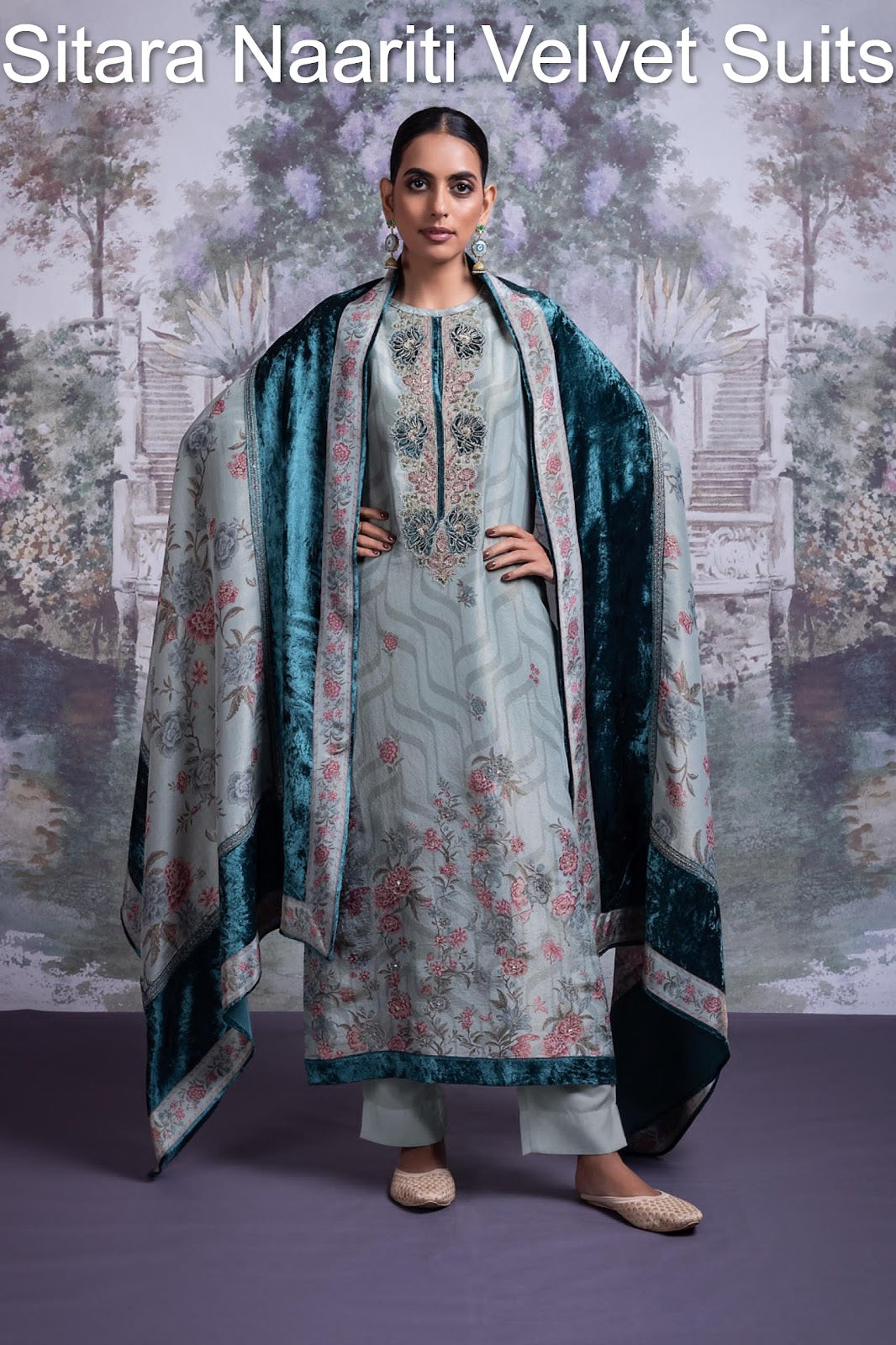 Sitara Naariti Velvet Suits Exporter India