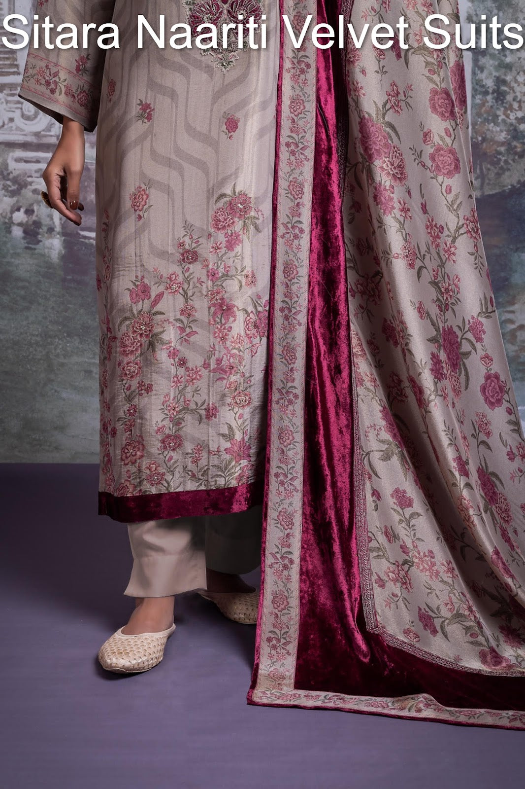 Sitara Naariti Velvet Suits Exporter India