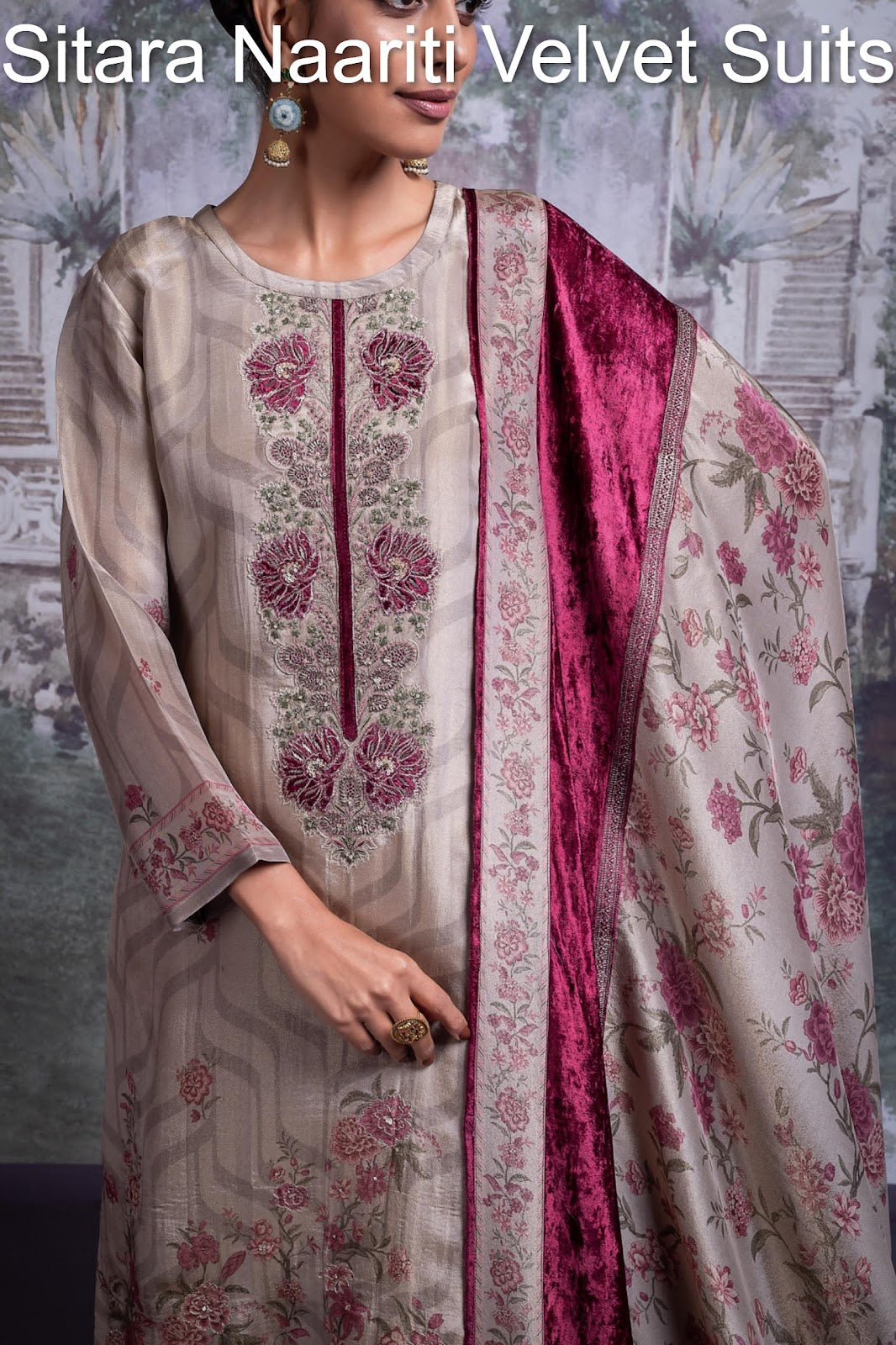 Sitara Naariti Velvet Suits Exporter India