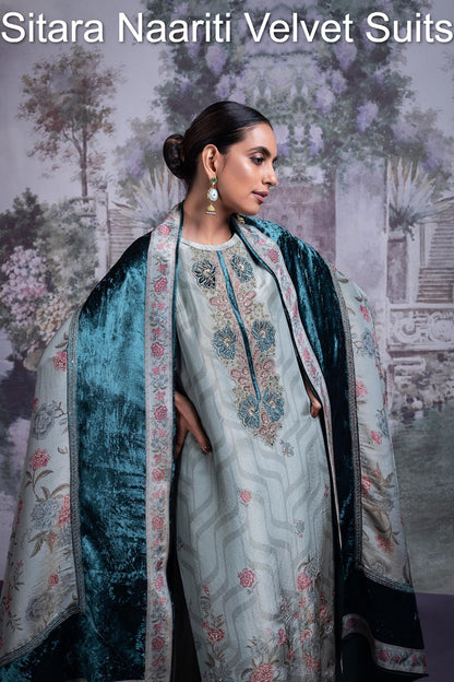 Sitara Naariti Velvet Suits Exporter India