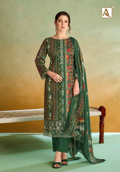 Sitara Night Alok Zam Cotton Karachi Salwar Suits Manufacturer