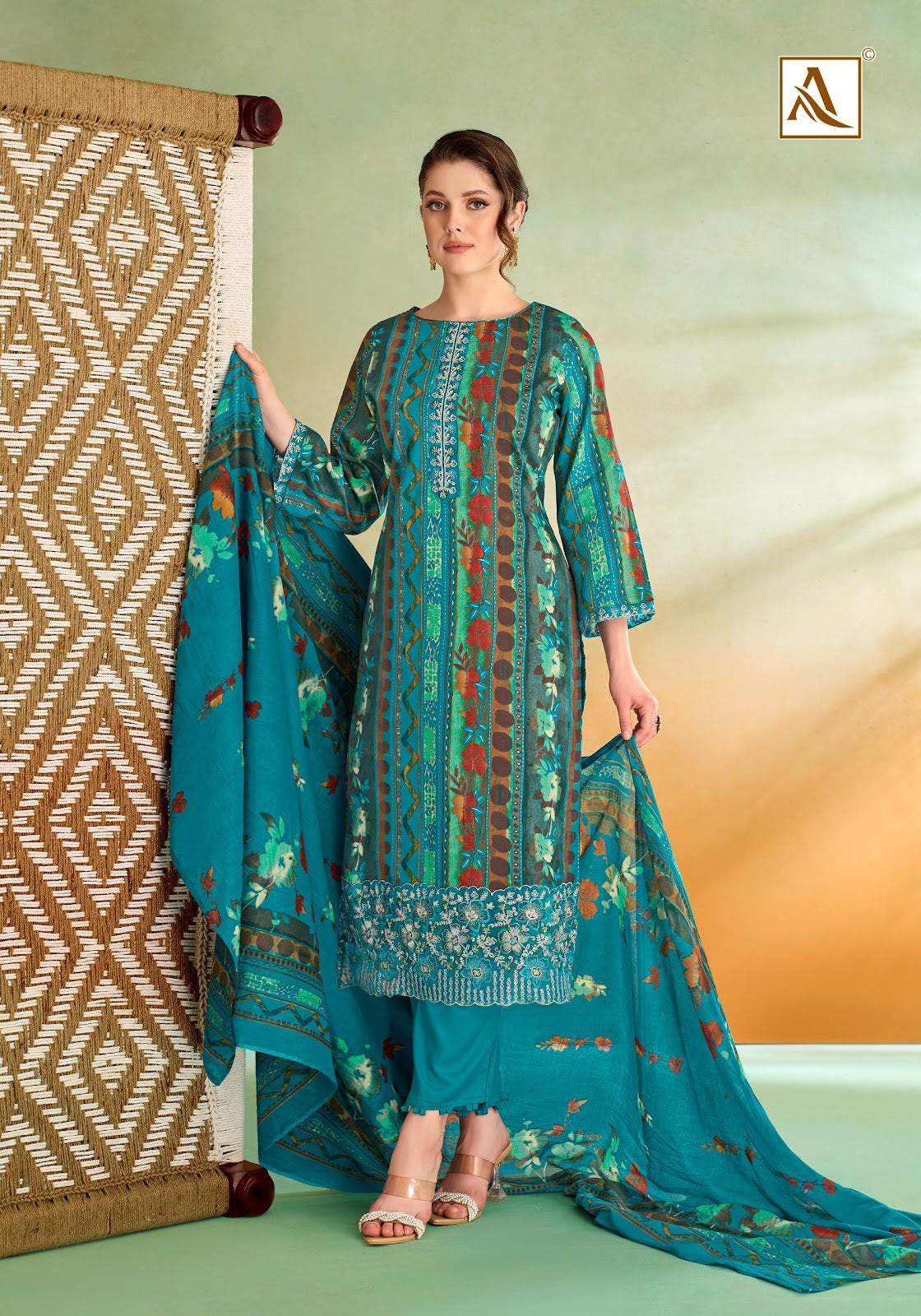 Sitara Night Alok Zam Cotton Karachi Salwar Suits Manufacturer
