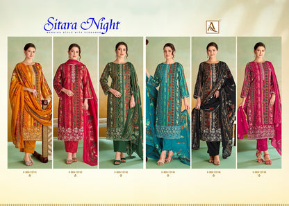 Sitara Night Alok Zam Cotton Karachi Salwar Suits Manufacturer