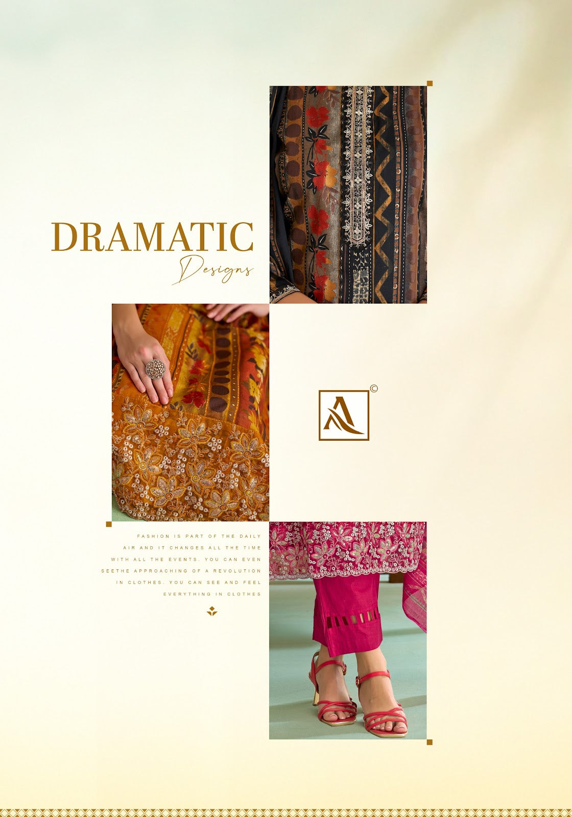 Sitara Night Alok Zam Cotton Karachi Salwar Suits Manufacturer