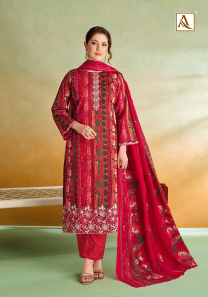 Sitara Night Alok Zam Cotton Karachi Salwar Suits Manufacturer
