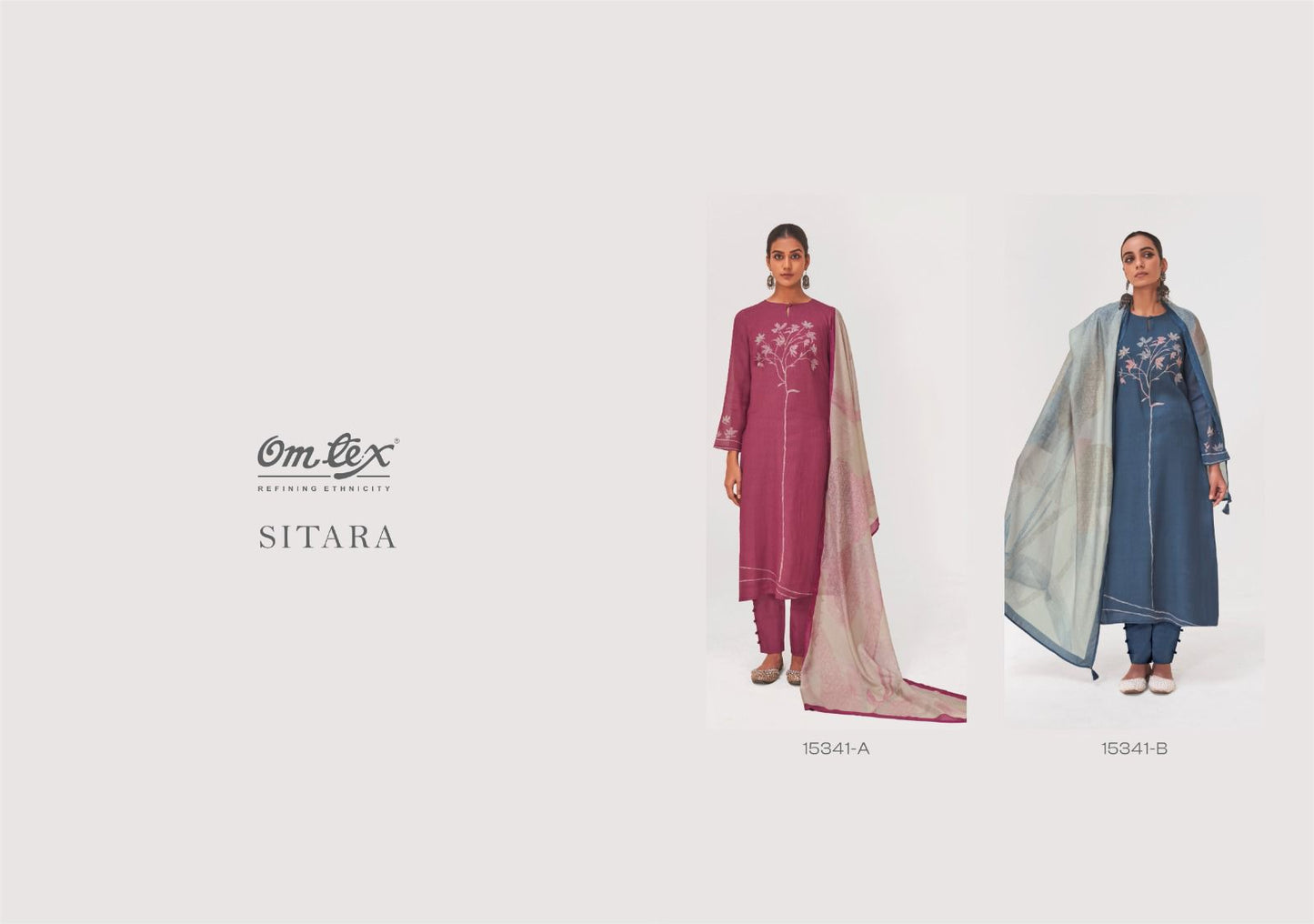 Sitara Omtex Mal Chanderi Pant Style Suits Supplier