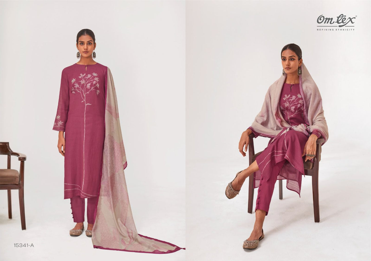 Sitara Omtex Mal Chanderi Pant Style Suits Supplier