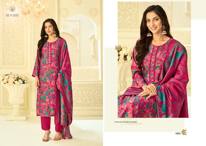 Sitara Sunrise Silk Pant Style Suits Manufacturer Ahmedabad
