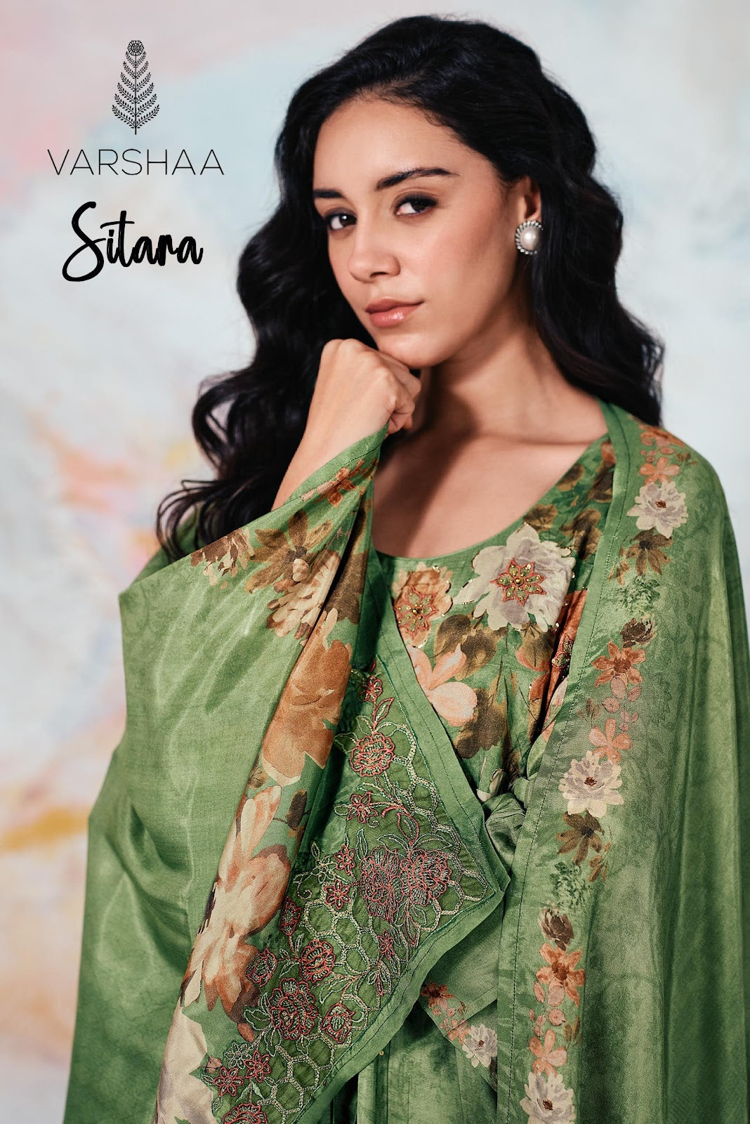 Sitara Varshaa Viscose Muslin Pant Style Suits Supplier India