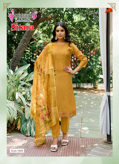 Sitara Vol 1 Mystic 9 Roman Silk Readymade Pant Style Suits Supplier