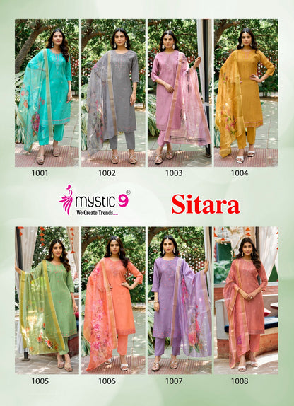 Sitara Vol 1 Mystic 9 Roman Silk Readymade Pant Style Suits Supplier