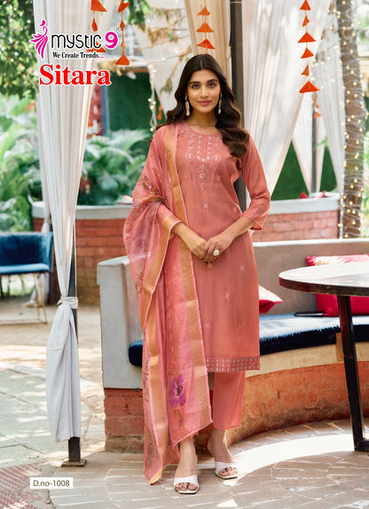 Sitara Vol 1 Mystic 9 Roman Silk Readymade Pant Style Suits Supplier