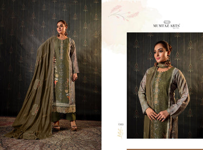 Sitaray Mumtaz Arts Pure Viscose Muslin Pant Style Suits Supplier