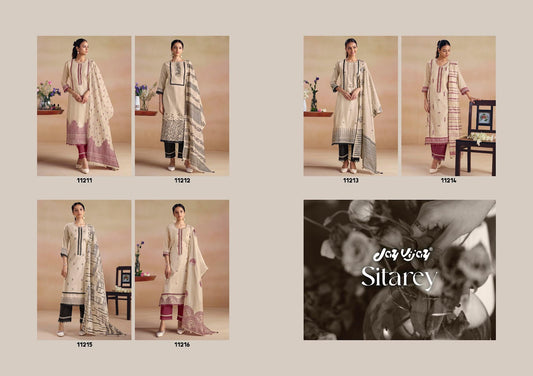Sitarey Jay Vijay Cotton Pant Style Suits Manufacturer India