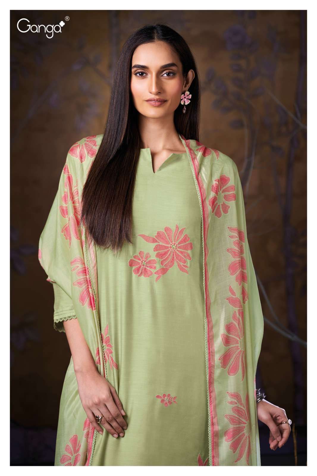 Sivah 3898 Ganga Premium Bemberg Plazzo Style Suits Wholesaler Gujarat