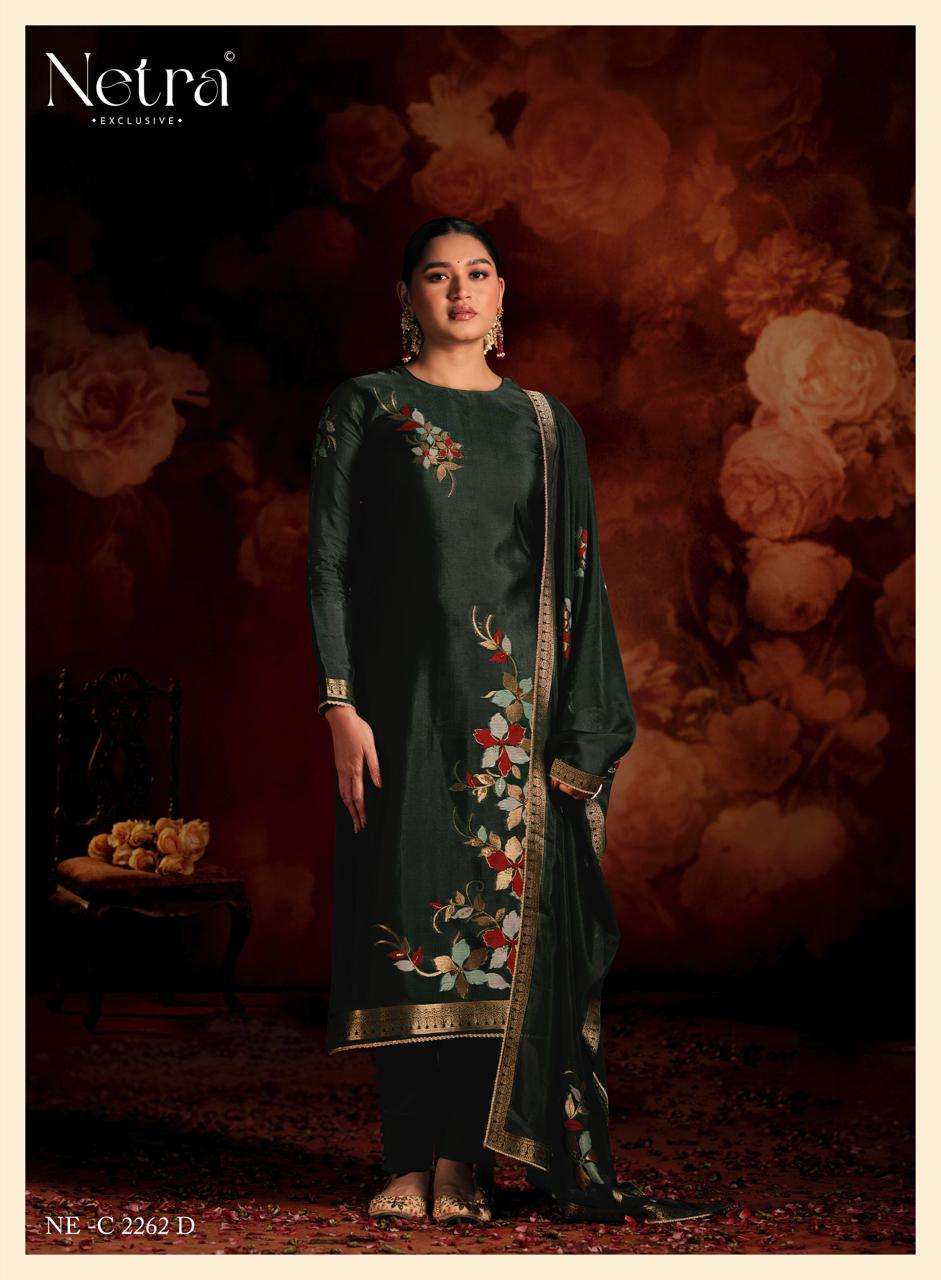 Sivara Netra Woven Silk Pant Style Suits Exporter Ahmedabad