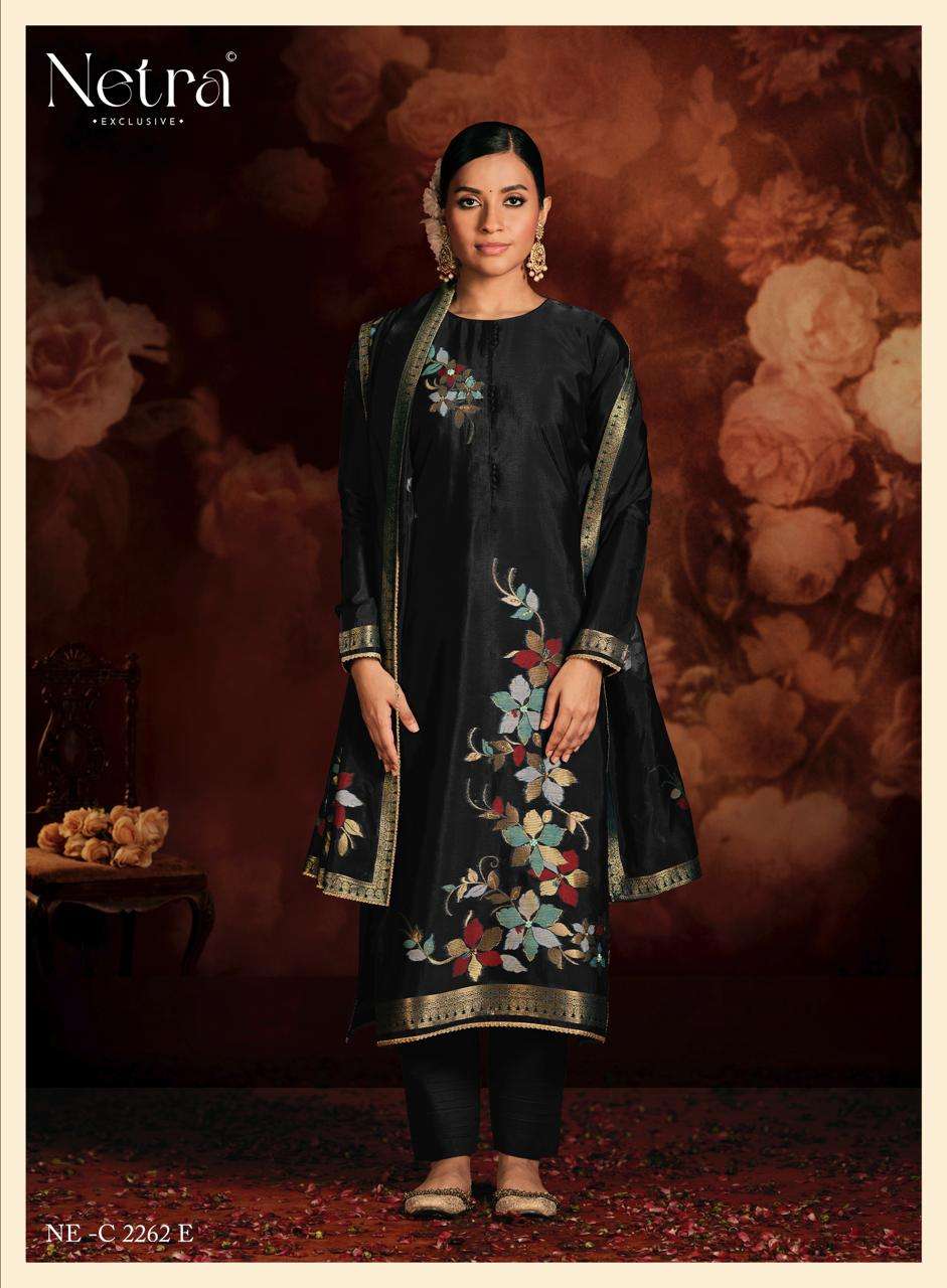 Sivara Netra Woven Silk Pant Style Suits Exporter Ahmedabad