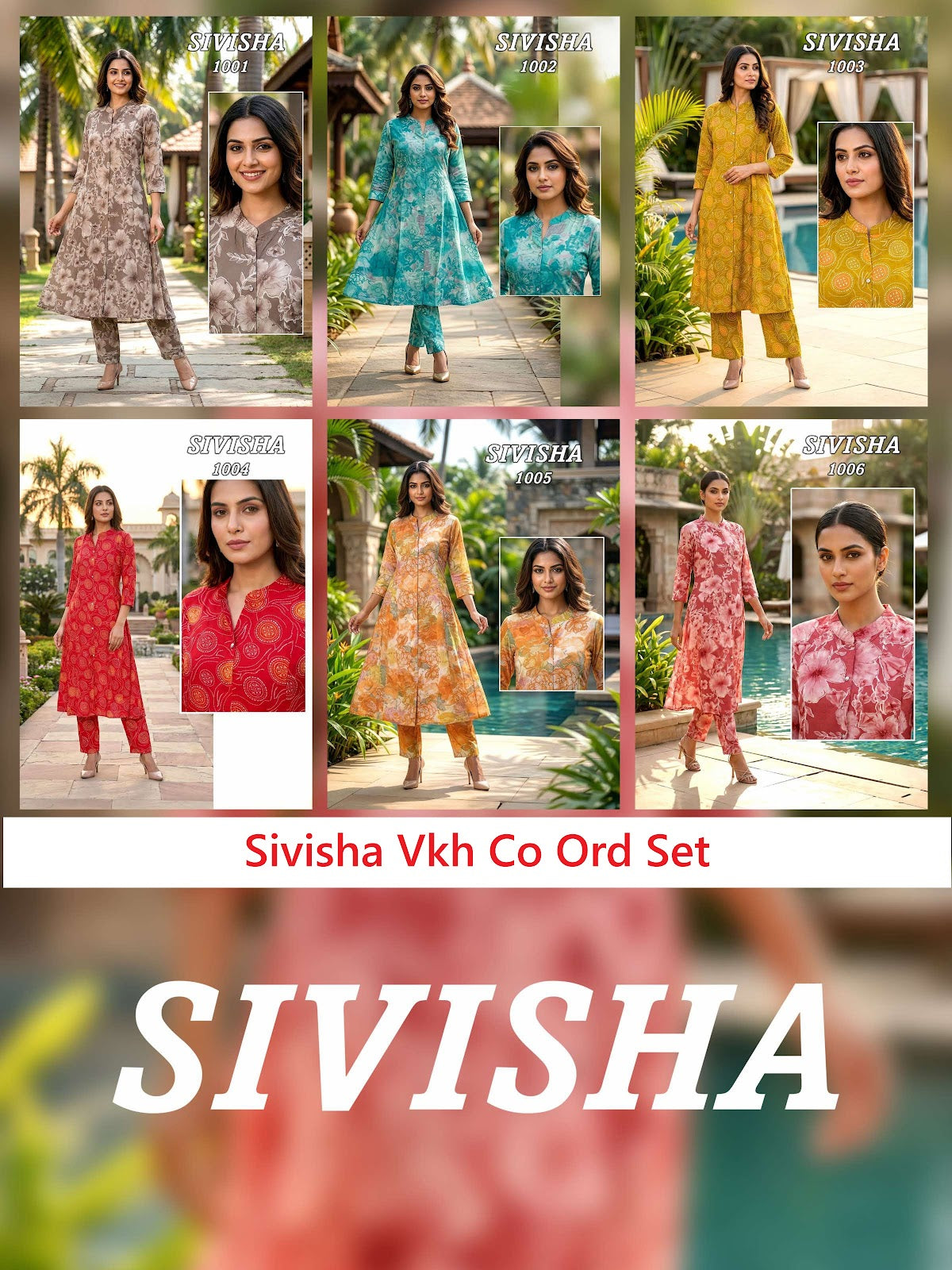 Sivisha Vkh Rayon Co Ord Set Exporter India