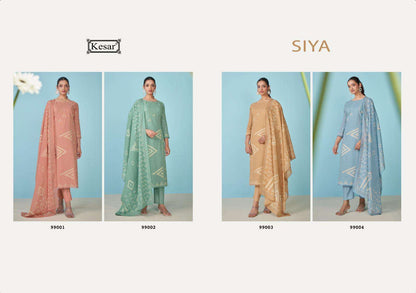 Siya 99001 Kesar Pure Linen Pant Style Suits Wholesale