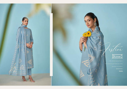 Siya 99001 Kesar Pure Linen Pant Style Suits Wholesale