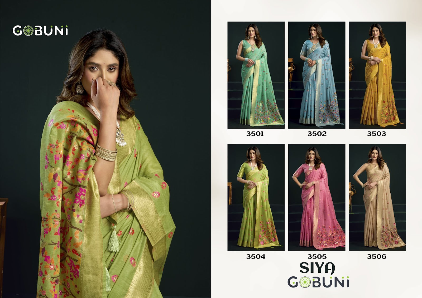 Siya Gobuni Sarees Wholesale