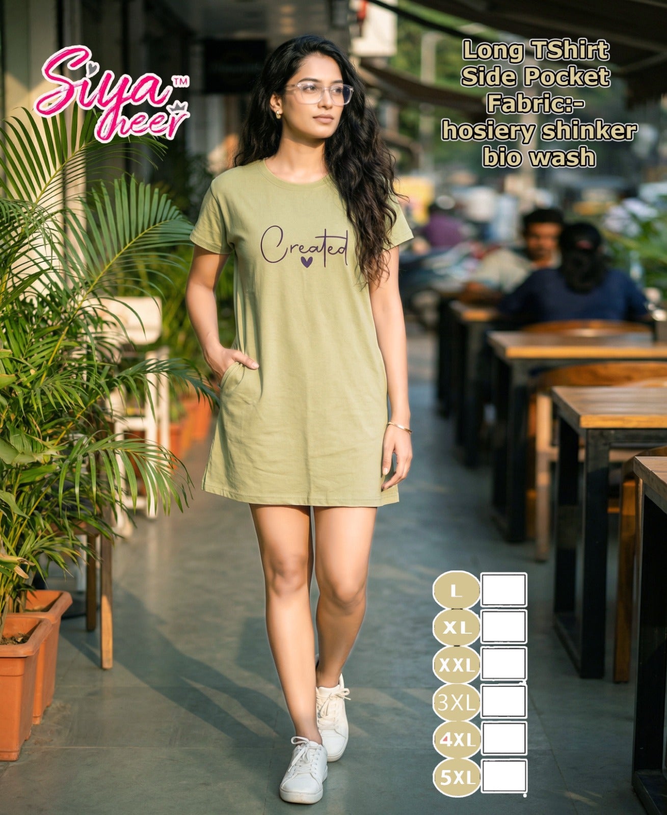 Siya Heer Amiti Hosiery Sinker Women Long Tshirt Wholesale Price