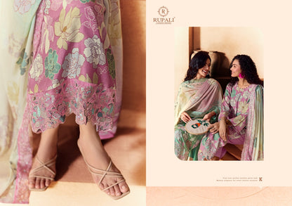 Siya Rupali Viscose Muslin Pant Style Suits Wholesale Price