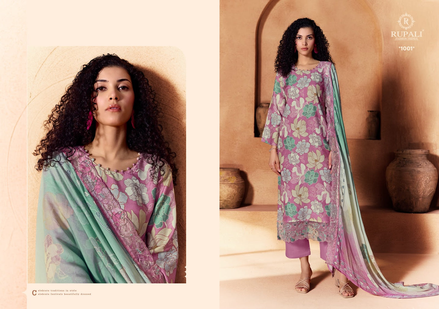 Siya Rupali Viscose Muslin Pant Style Suits Wholesale Price