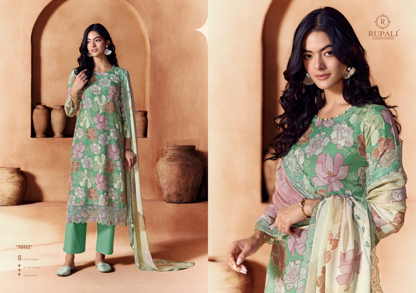 Siya Rupali Viscose Muslin Pant Style Suits Wholesale Price