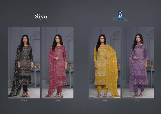 Siya Sargam Prints Pure Jam Pant Style Suits Manufacturer