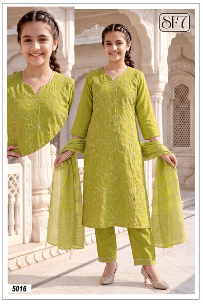 Siya Sf7 Vetican Girls Readymade Pant Suits Supplier