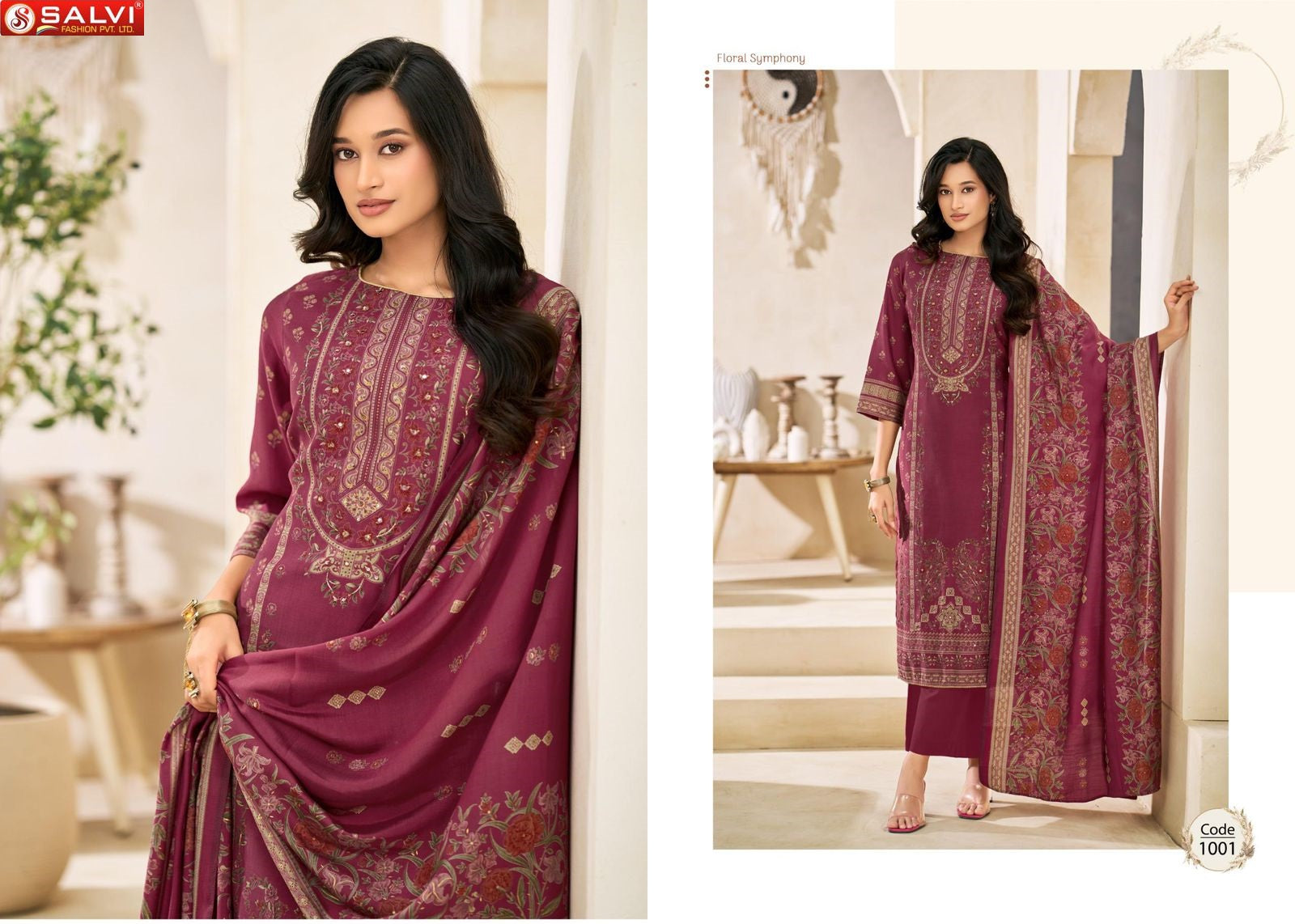 Siya Silk Salvi Fashion Modal Silk Pant Style Suits Manufacturer Gujarat