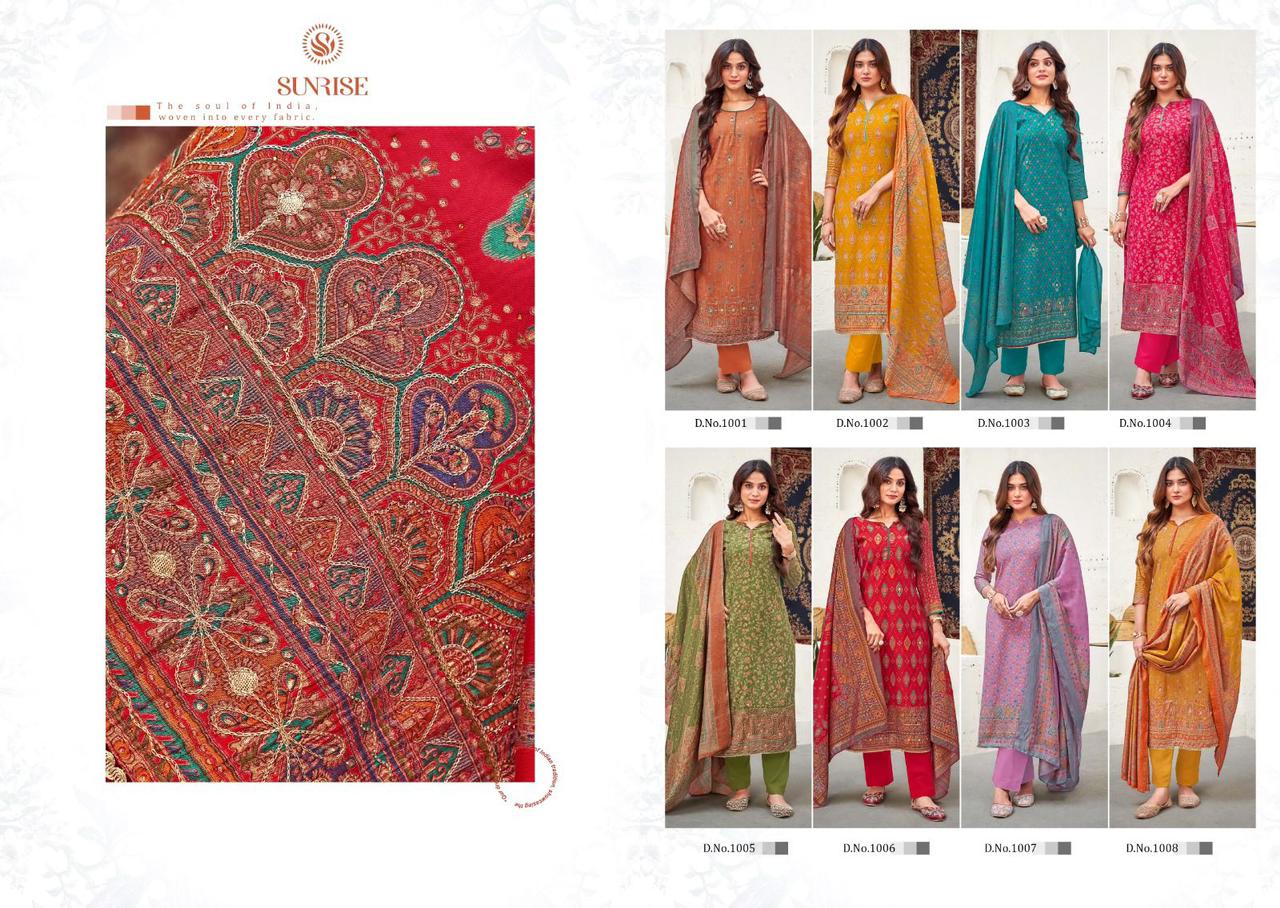 Siya Silk Sunrise Modal Pant Style Suits Supplier
