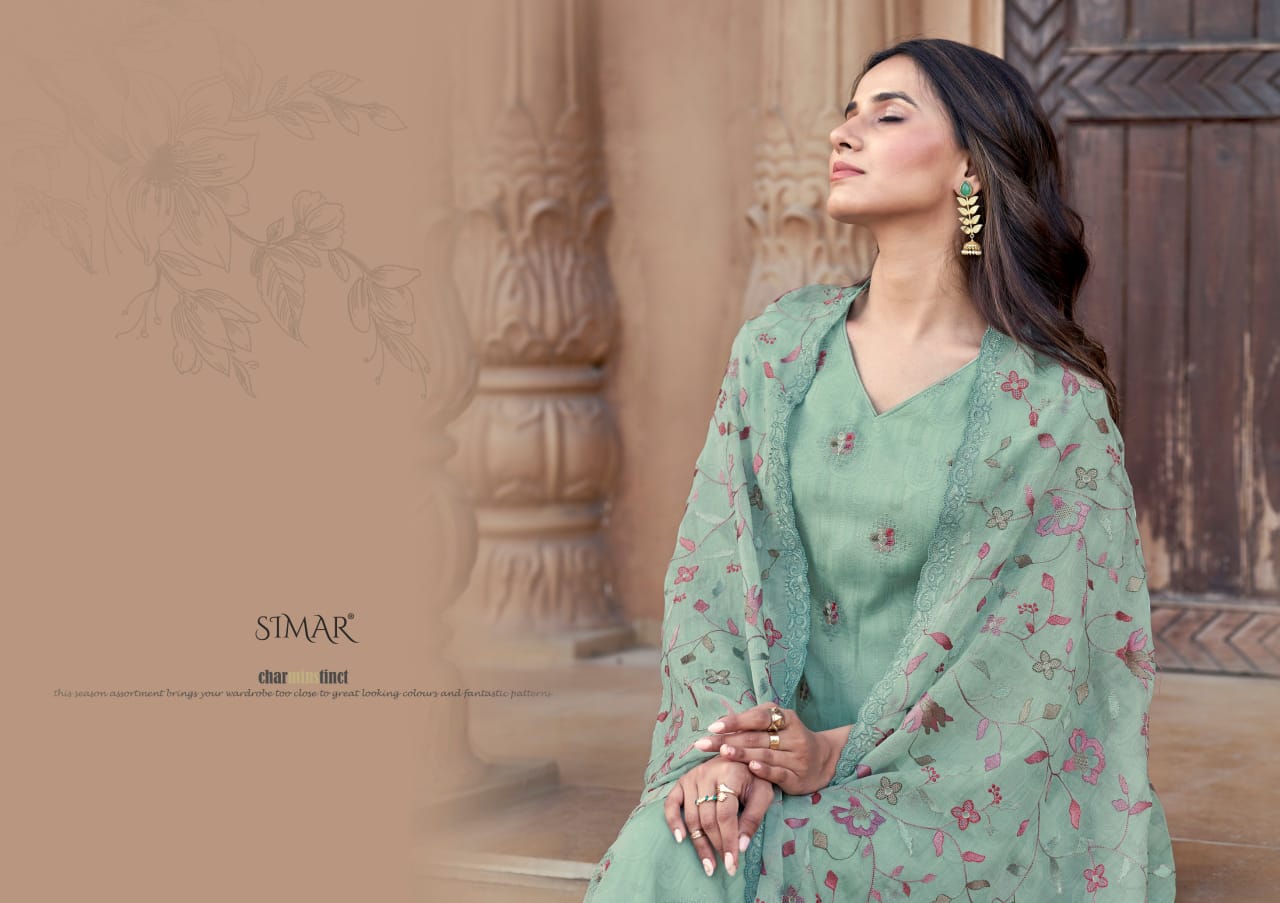 Siya Simar Pure Viscose Pant Style Suits Manufacturer Ahmedabad