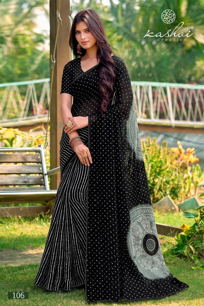 Siya Vol 1 Kashvi Creation Weightless Sarees Supplier