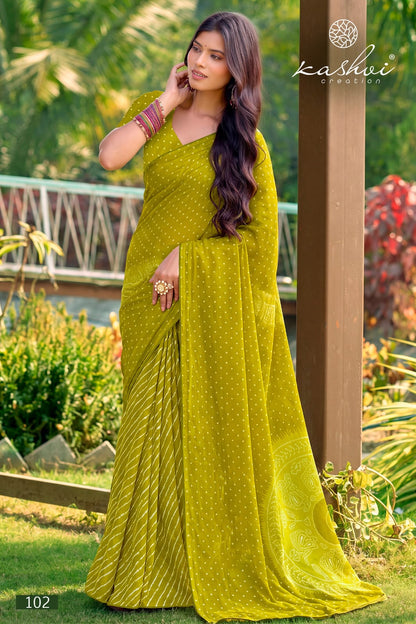 Siya Vol 1 Kashvi Creation Weightless Sarees Supplier