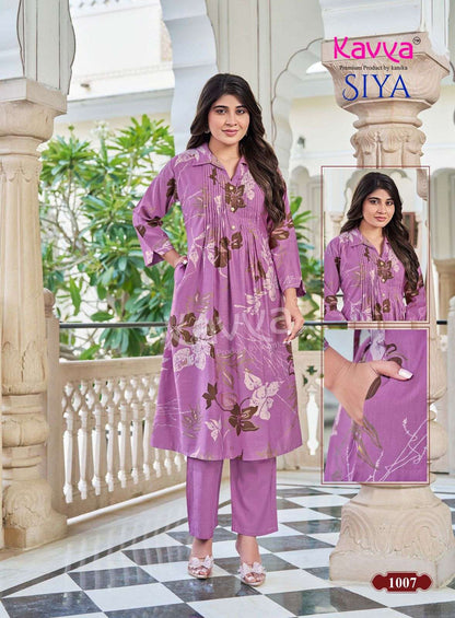 Siya Vol 1 Kavya Vetican Co Ord Set Wholesale