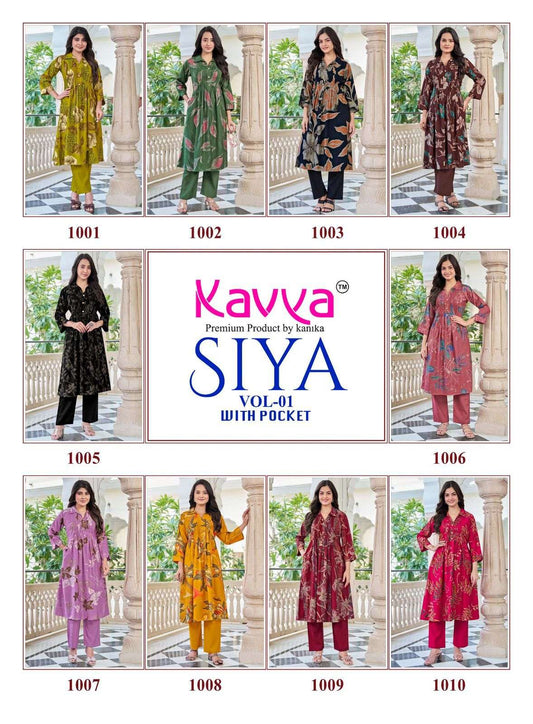 Siya Vol 1 Kavya Vetican Co Ord Set Wholesale