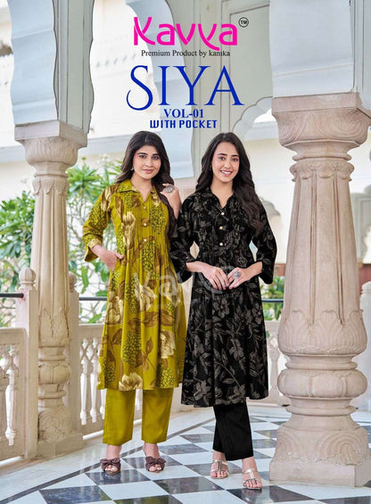 Siya Vol 1 Kavya Vetican Co Ord Set Wholesale