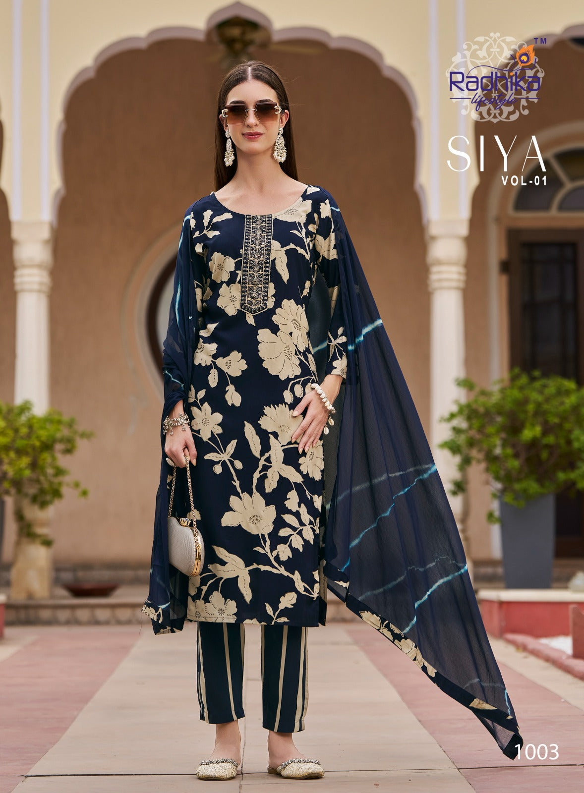 Siya Vol 1 Radhika Lifestyle Reyon Readymade Pant Style Suits Manufacturer Gujarat